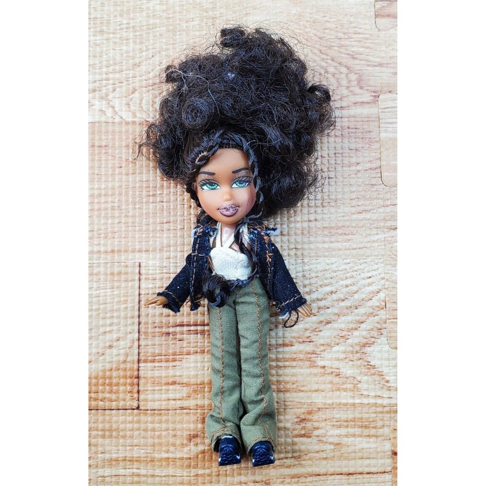 Lil' Bratz Sasha Doll Green Eyes 4" Dressed 2002